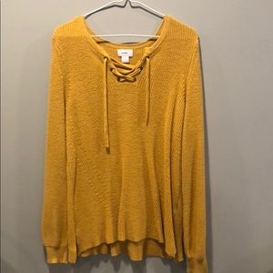 Comfy yellow sweater